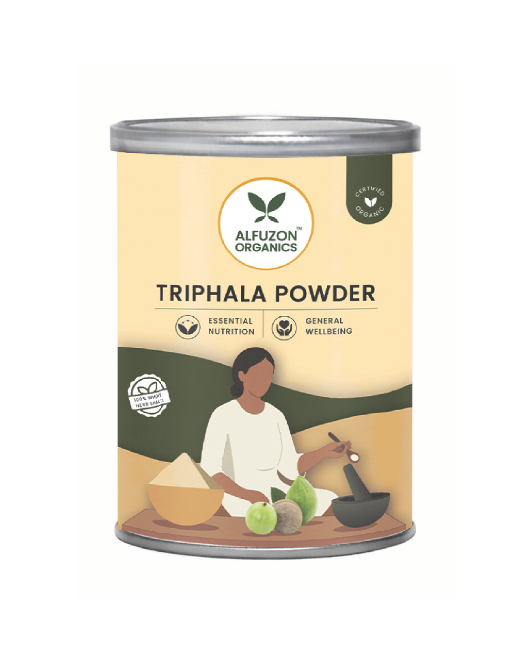 Organic Triphala Powder – Pure Ayurvedic Digestive & Wellness Supplement (100 GM)