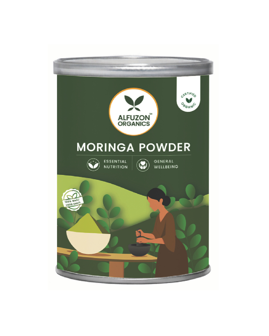 Organic Moringa Powder – Pure Moringa Leaf Superfood (100 GM)