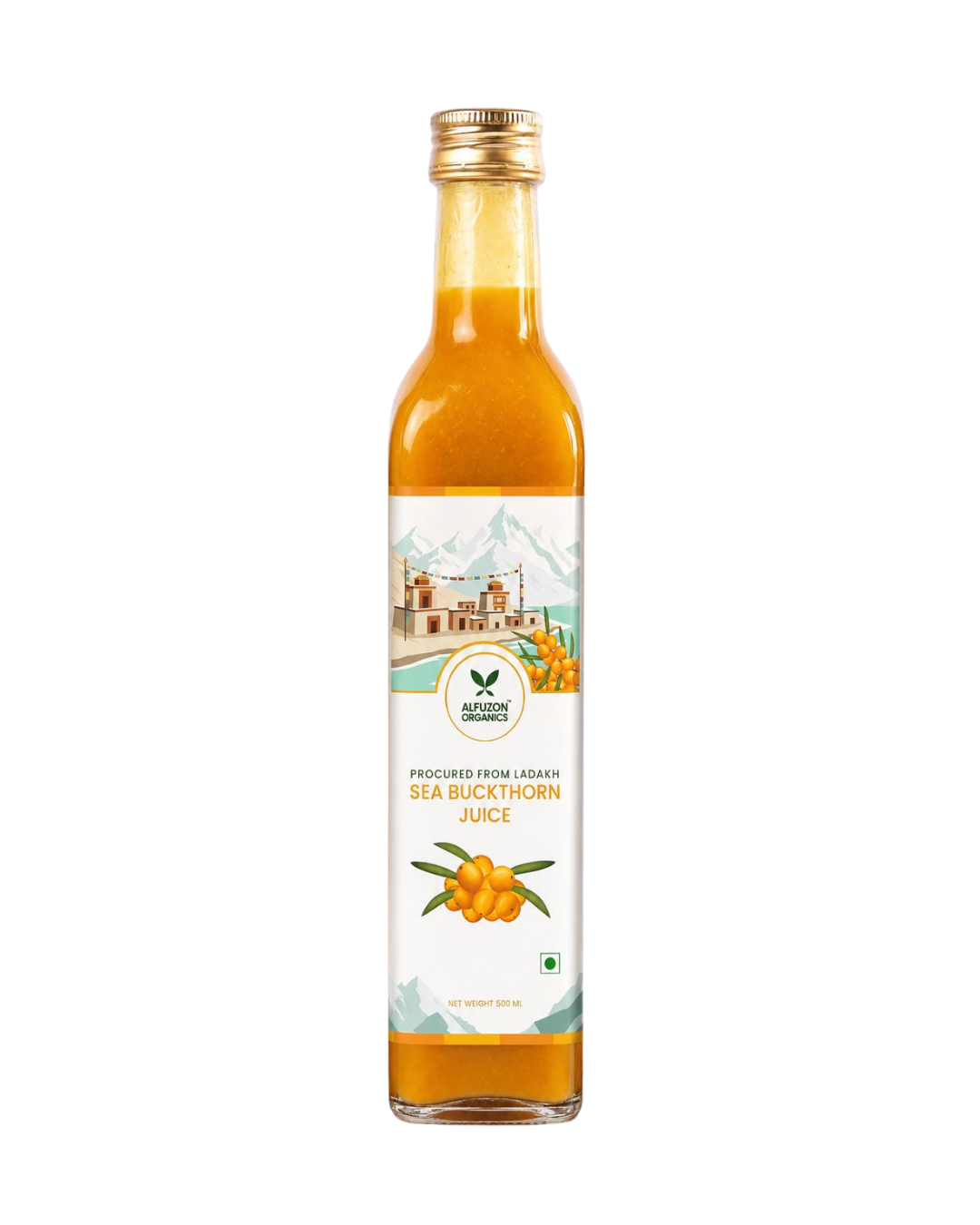 Himalayan Sea Buckthorn Juice from Ladakh | 100% Pure & Organic (500 ML)