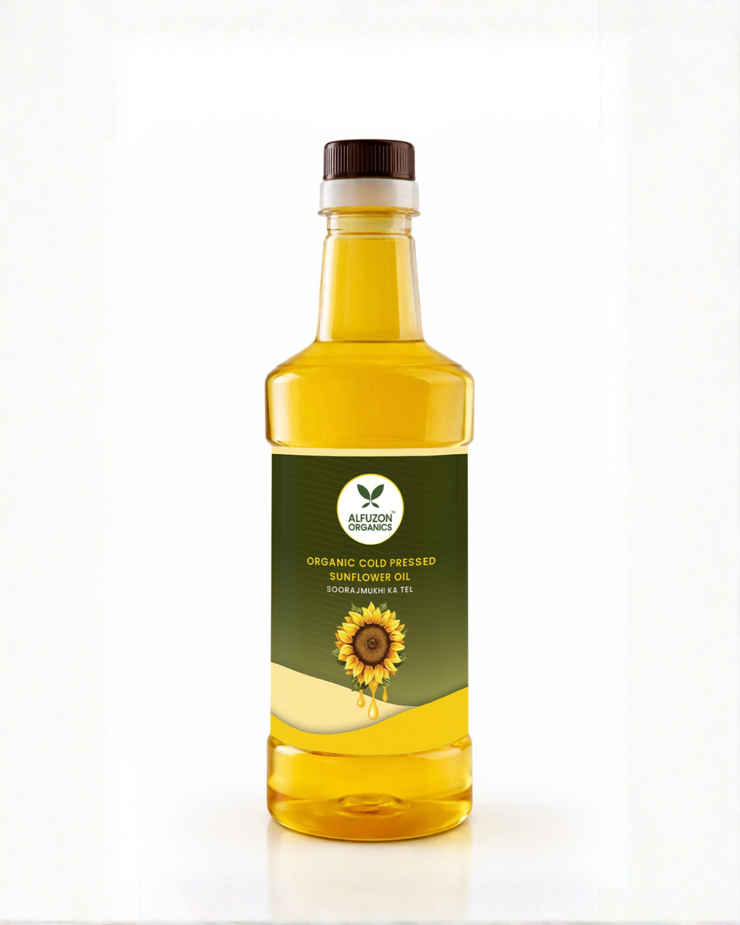 Organic Cold Pressed Sunflower Oil for Healthy Cooking | Pure & Unrefined (1 Ltr)