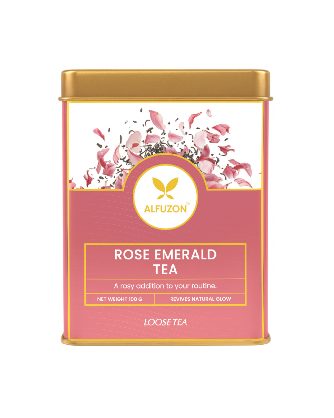 Rose Emerald Tea – Premium Rose Infused Tea for Wellness & Glow (100 GM)