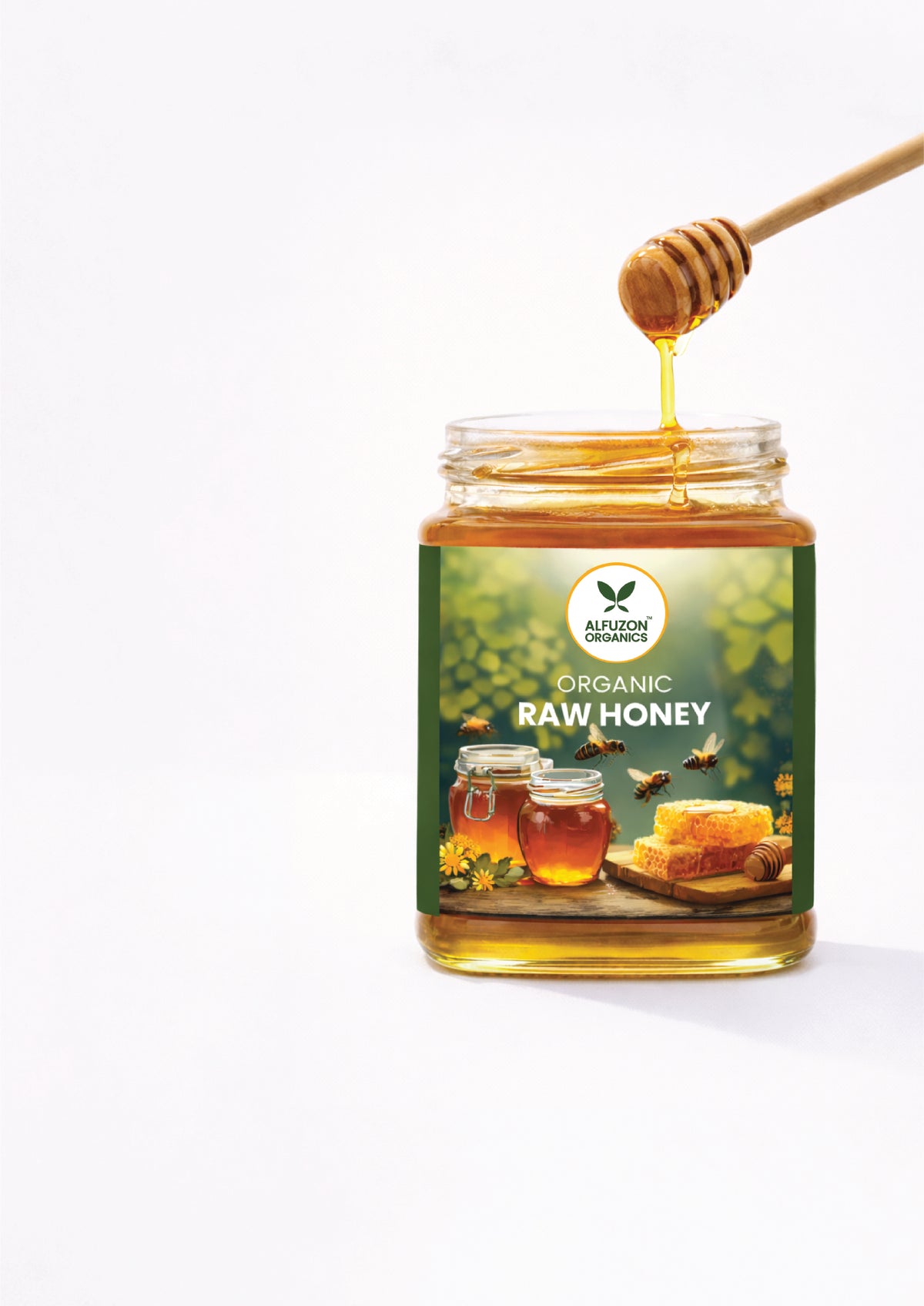 Organic Raw Honey – Pure, Natural & Unprocessed Honey (300 GM)