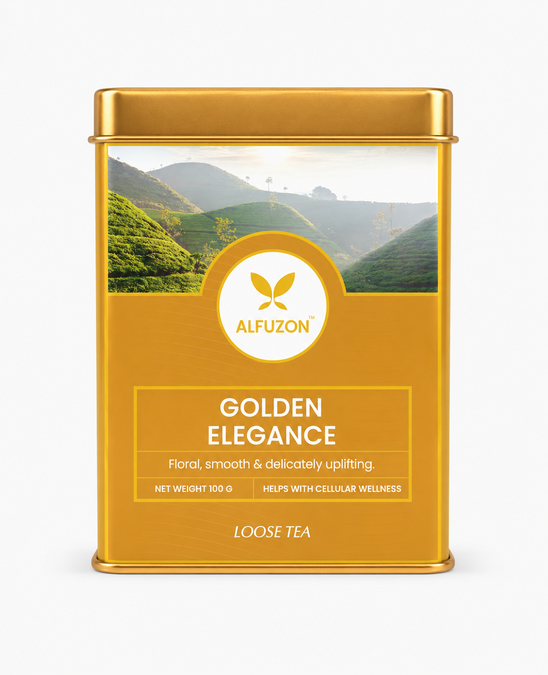 Golden Elegance Darjeeling Tea | Premium Black Tea for Wellness (100 GM)