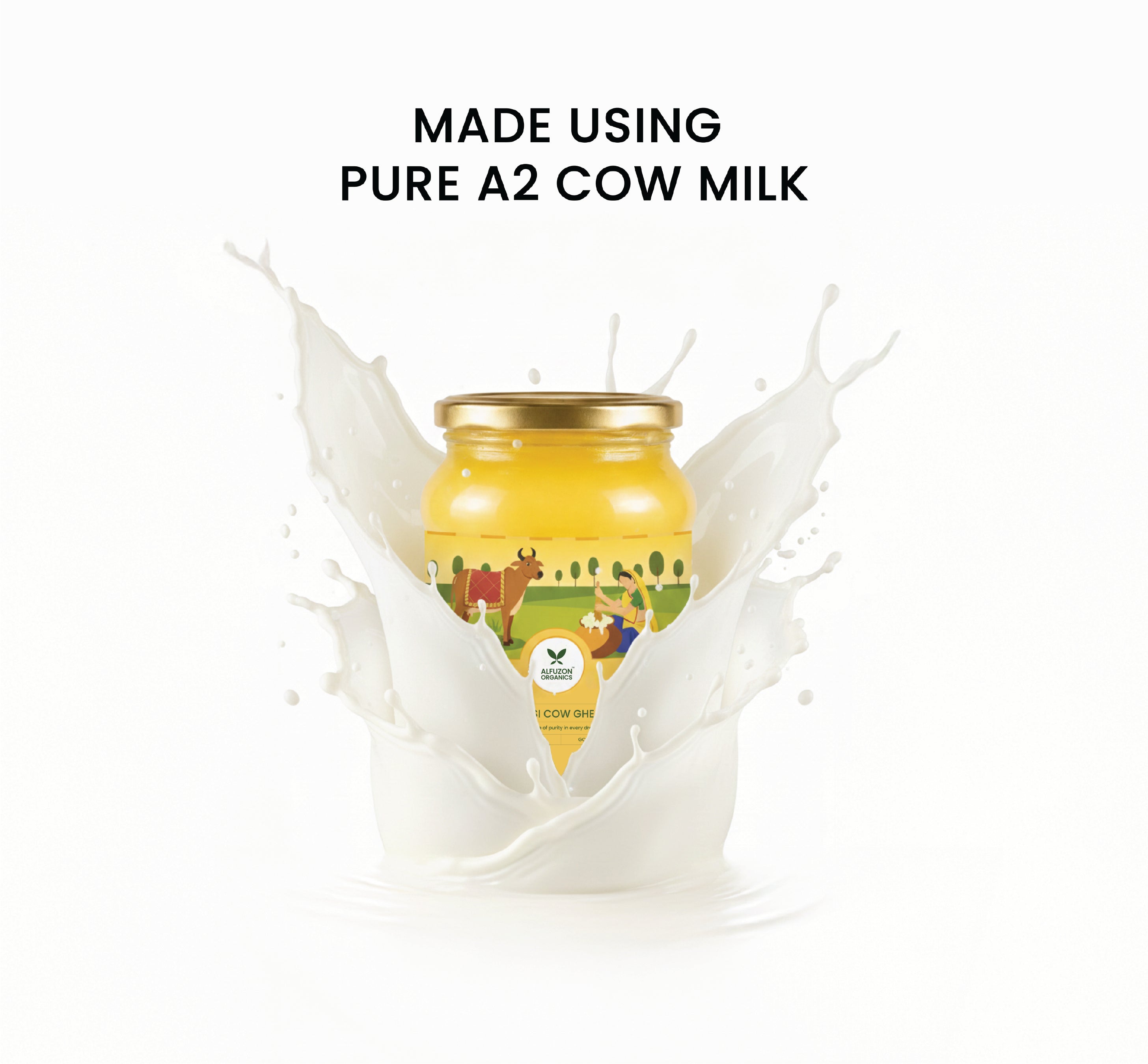 Desi Cow Ghee | Pure A2 Bilona Ghee from Cow Milk