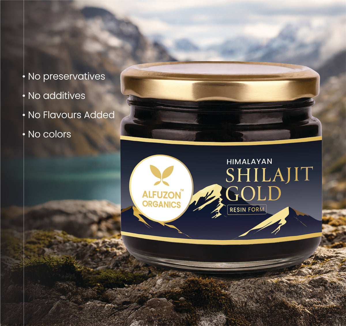 Himalayan Shilajit Gold – Pure Resin for Strength, Energy & Vitality (20 GM)