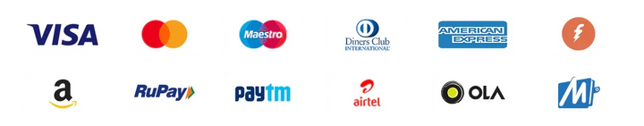 Card and wallet payment logos