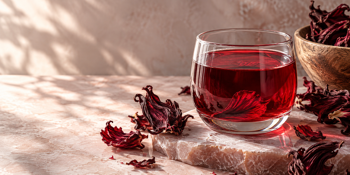 Alfuzon Organics — hibiscus glow tea