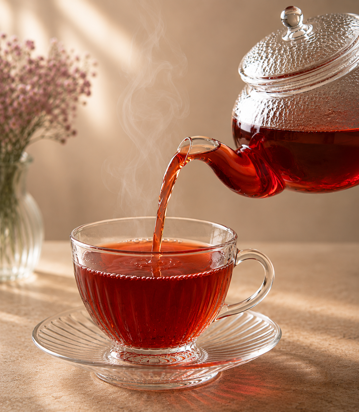 Royal Velvet Berries Tea | Vitamin C Rich Tea for Glowing Skin & Wellness (100 GM)