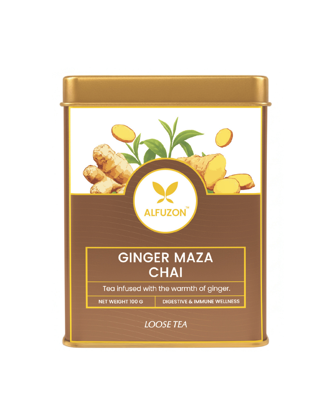 Ginger Maza Chai | Strong Ginger Black Tea for Digestion & Warmth (200 GM)